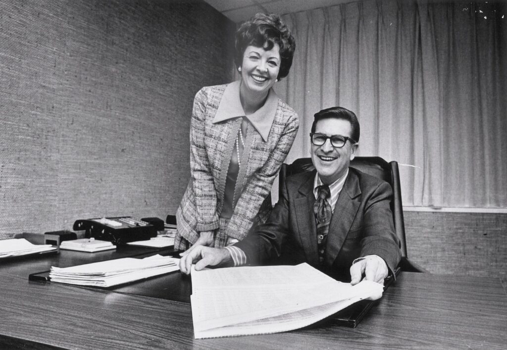 Sandie and Jim Bright Sr. in 1969